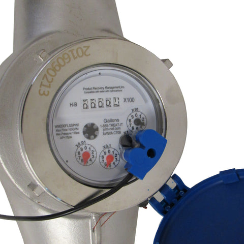 PRM 2 Inch Flanged Stainless Steel Multi-Jet Totalizing Water Meter with Pulse Output