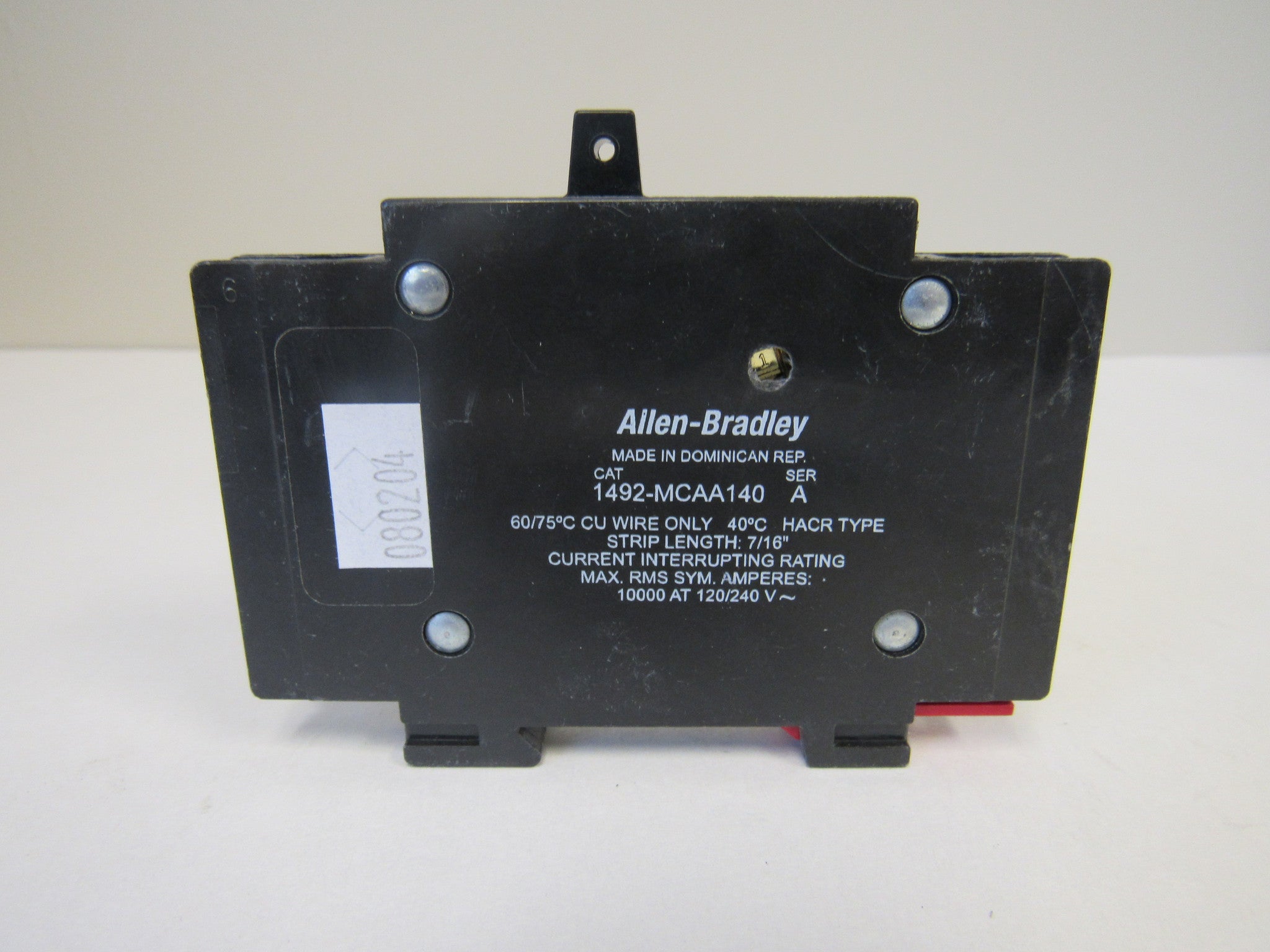 Allen Bradley 1492-MCAA115 Circuit Breaker, 1 Pole, 15 Amp