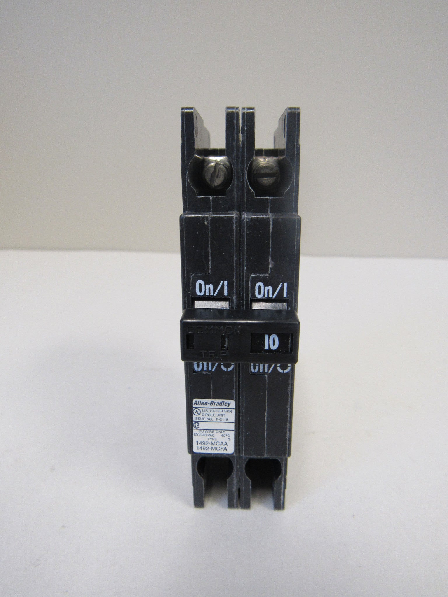 Allen Bradley 1492-MCAA250 Circuit Breaker, 2 Pole, 50 Amp