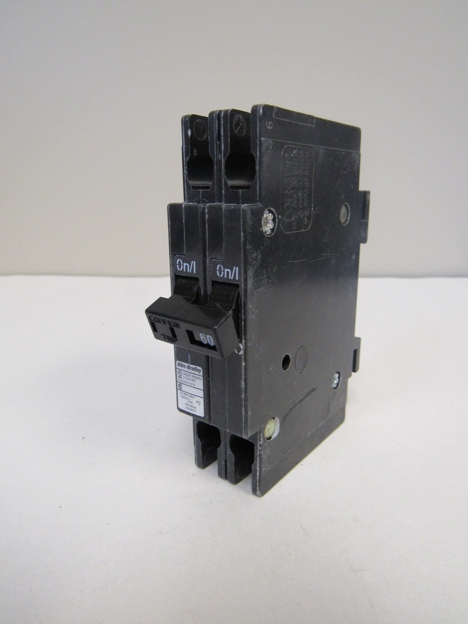 Allen Bradley 1492-MCAA230 Circuit Breaker, 2 Pole, 30 Amp