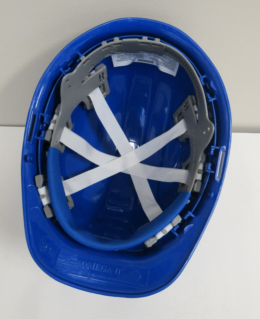 ERB Safety Omega II Hard Hat - Slide Lock - Blue