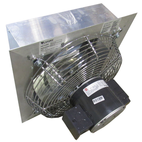 Canarm AX12-1M 12 Inch Exhaust Fan w/ OSHA Guard 1700 RPM 208-230/460V