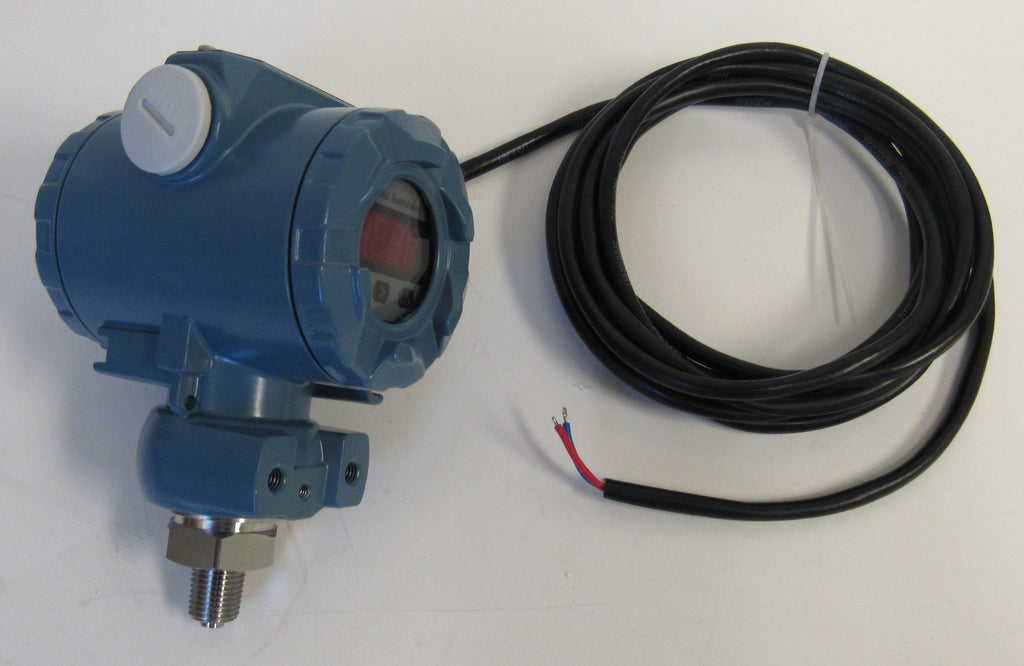 PRM XP Pressure Transmitter with LCD Display, 0-145 PSI, 1/4 Inch MNPT, 316 SS, 4~20mA, 24 VDC