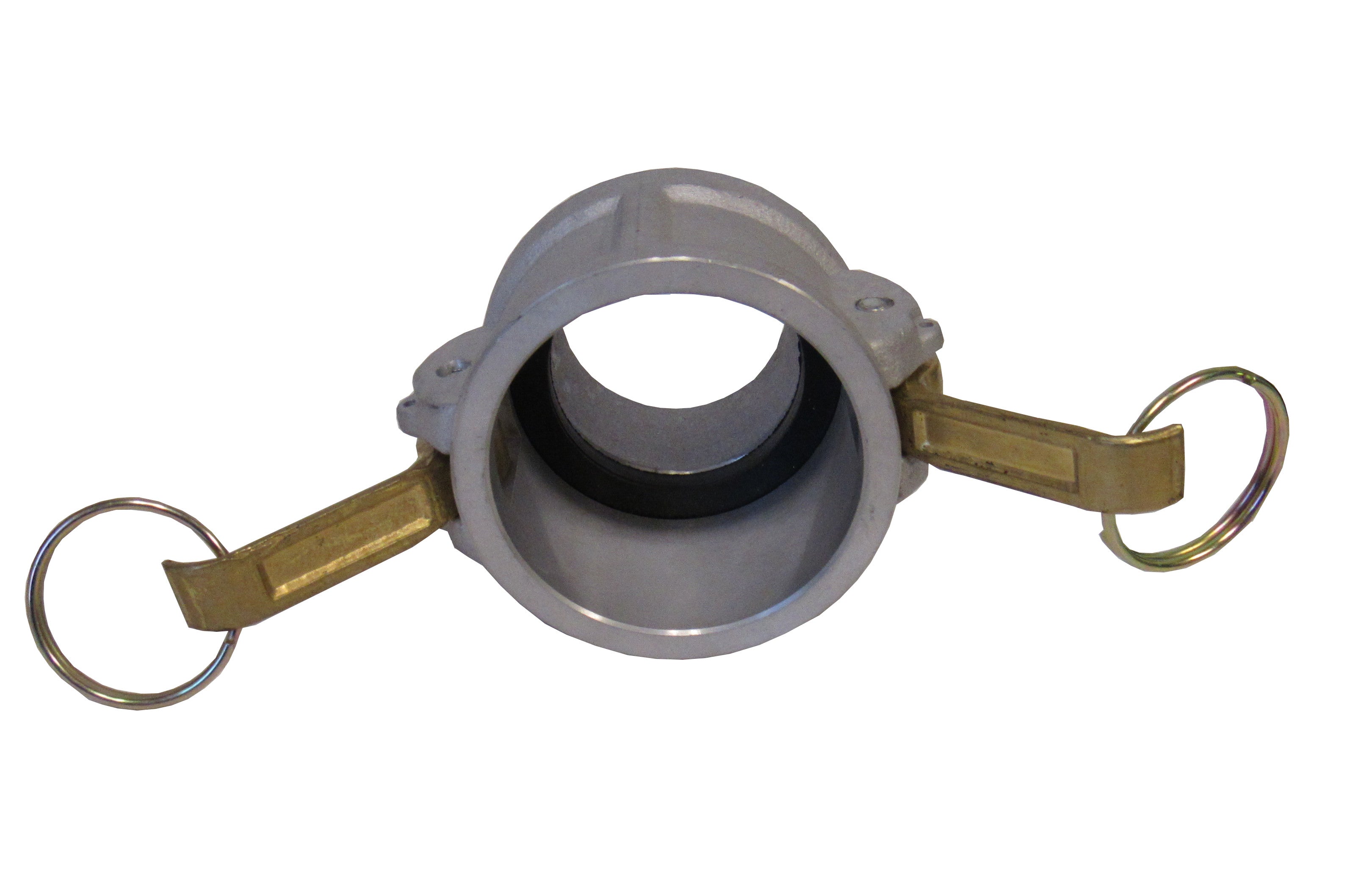 Aluminum Cam & Groove Fitting B125 Female Camlock X Male NPT Thread - 1-1/4 Inch