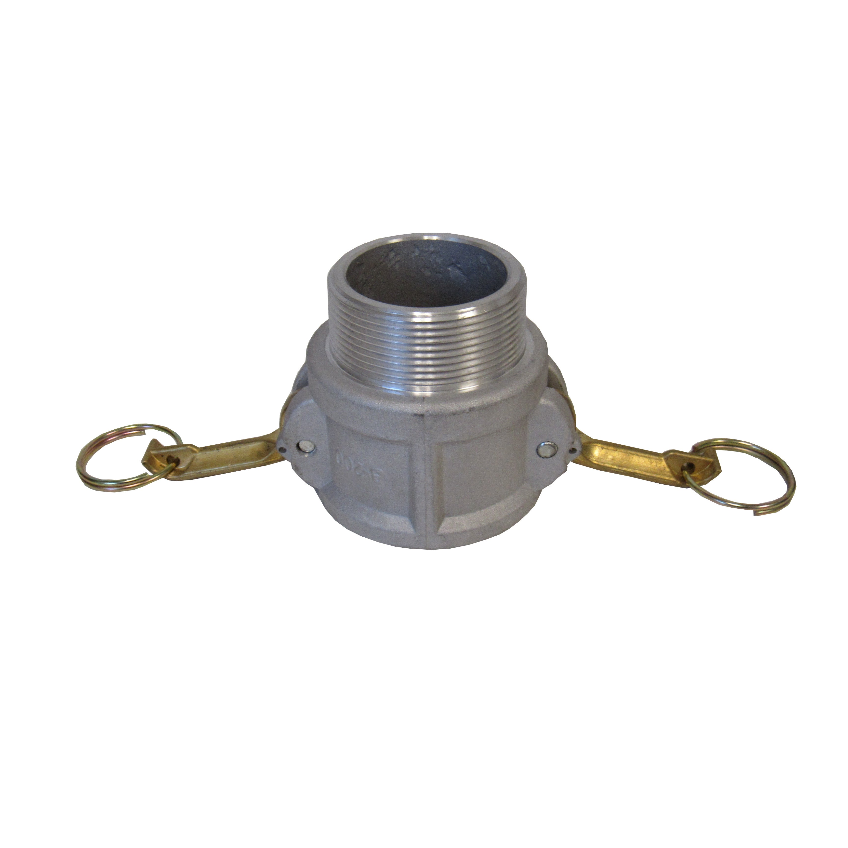 Aluminum Cam & Groove Fitting B125 Female Camlock X Male NPT Thread - 1-1/4 Inch