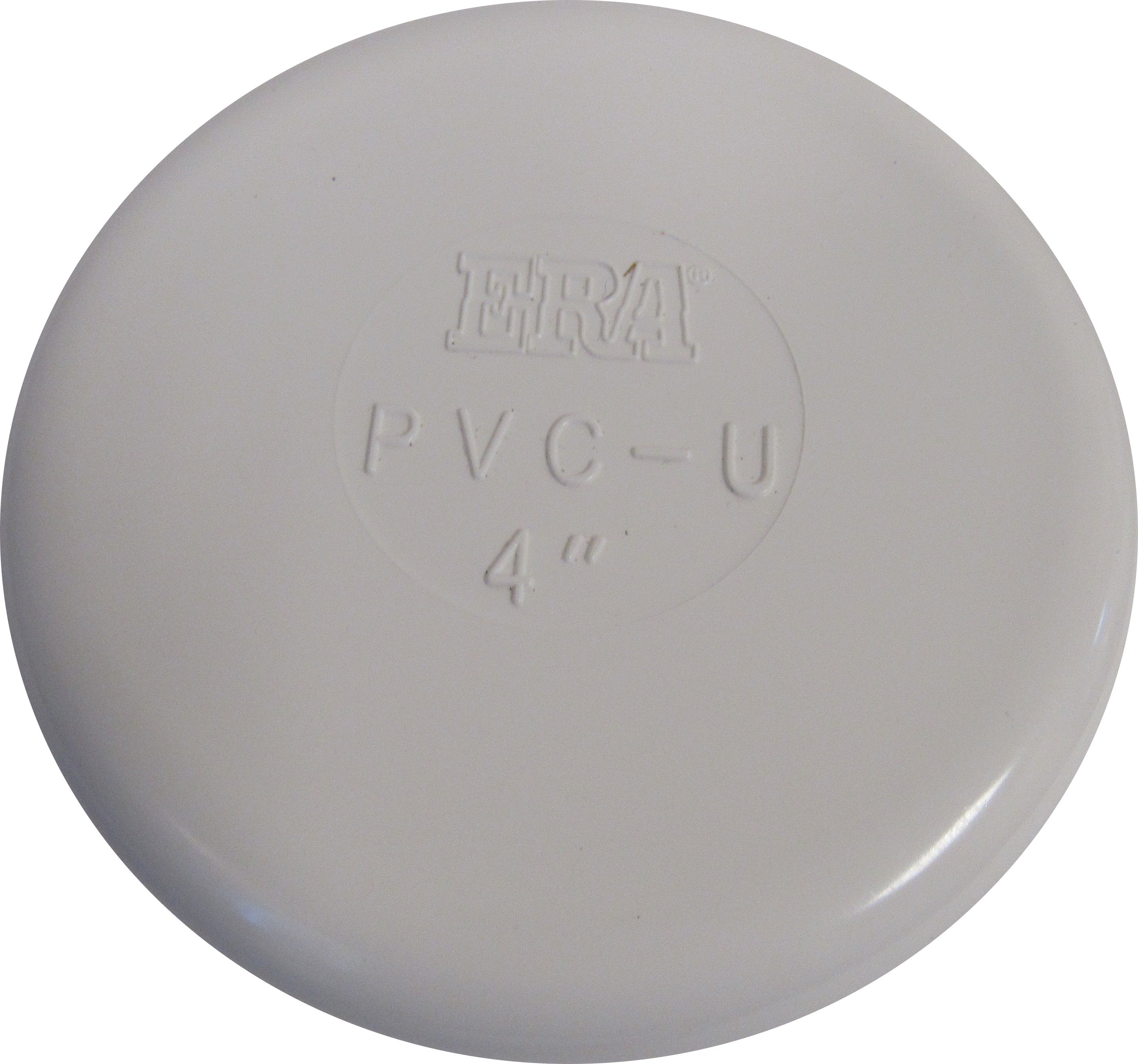 ERA Sch 40 PVC End Cap, 4 Inch Socket Connect