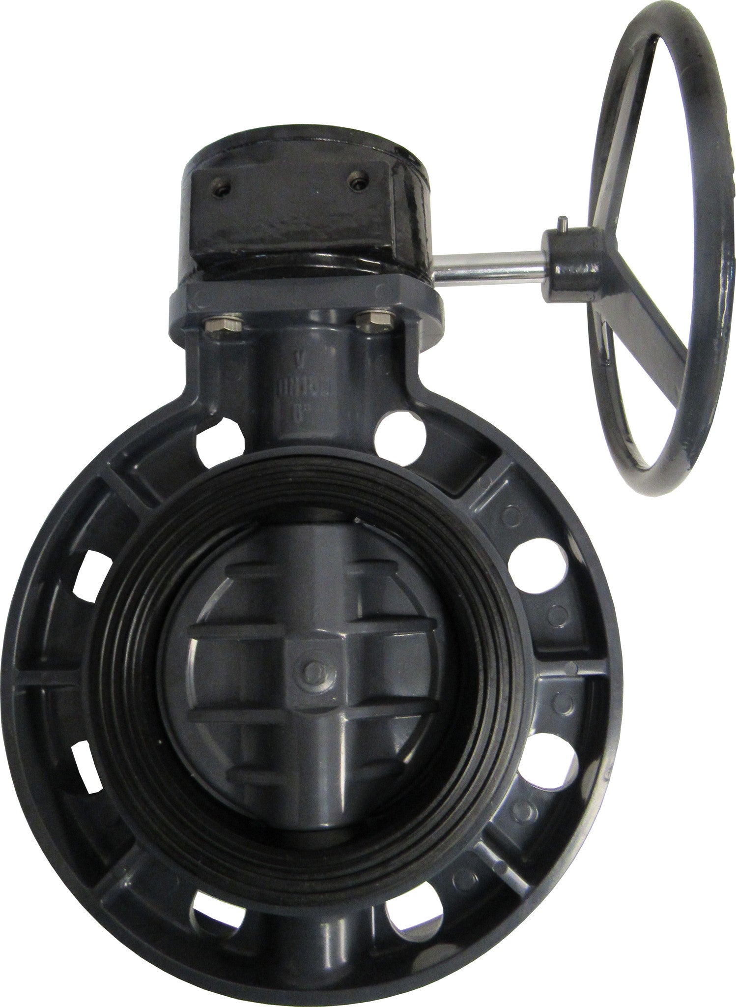 ERA Sch 80 PVC 8 Inch Butterfly Valve, Gear Operated