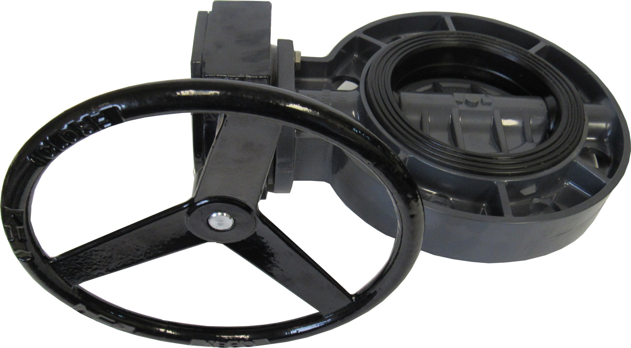 ERA Sch 80 PVC 6 Inch Butterfly Valve, Gear Operated