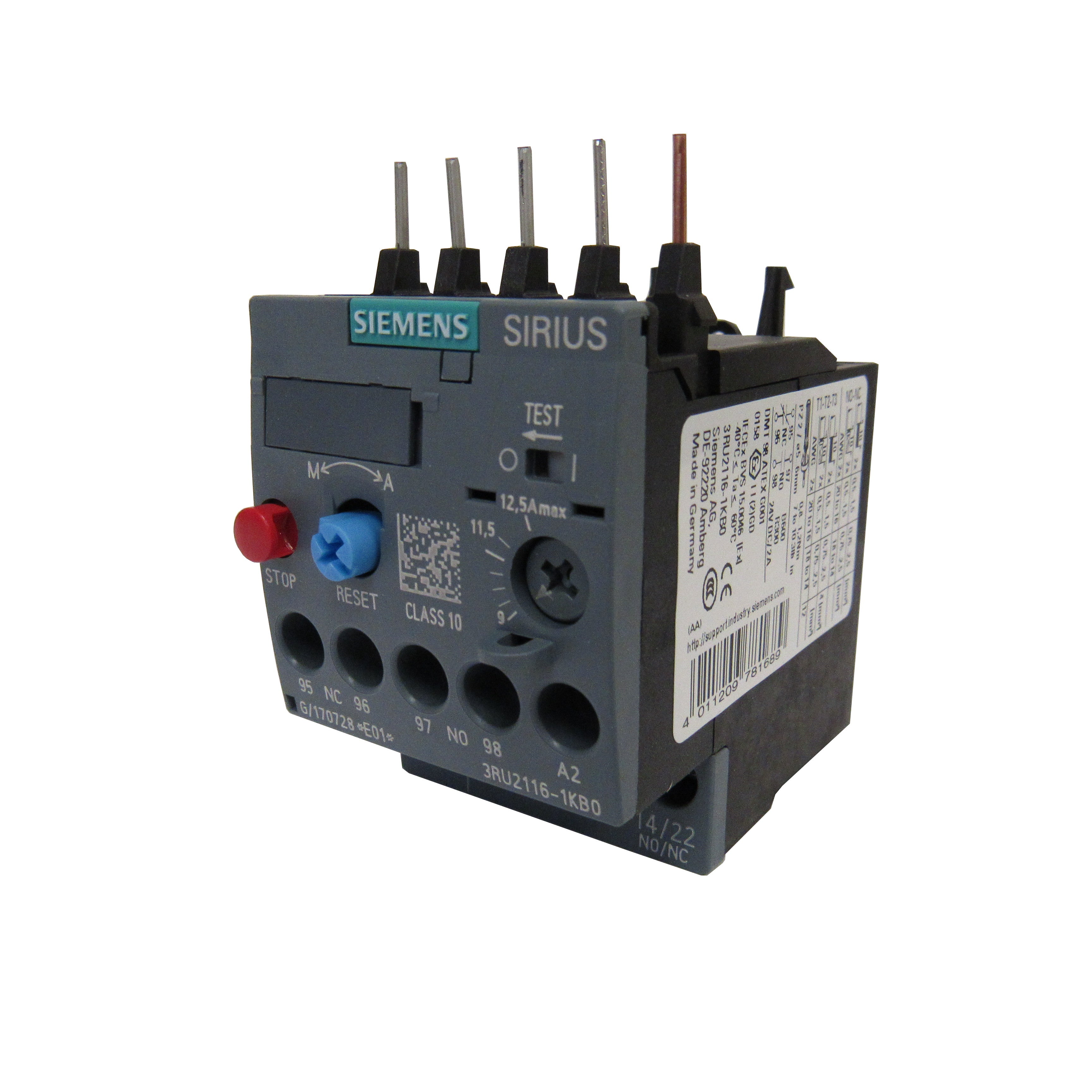 Siemens Sirius 3RU2126-4PB0 Thermal Overload Relay, 30-36 Amp