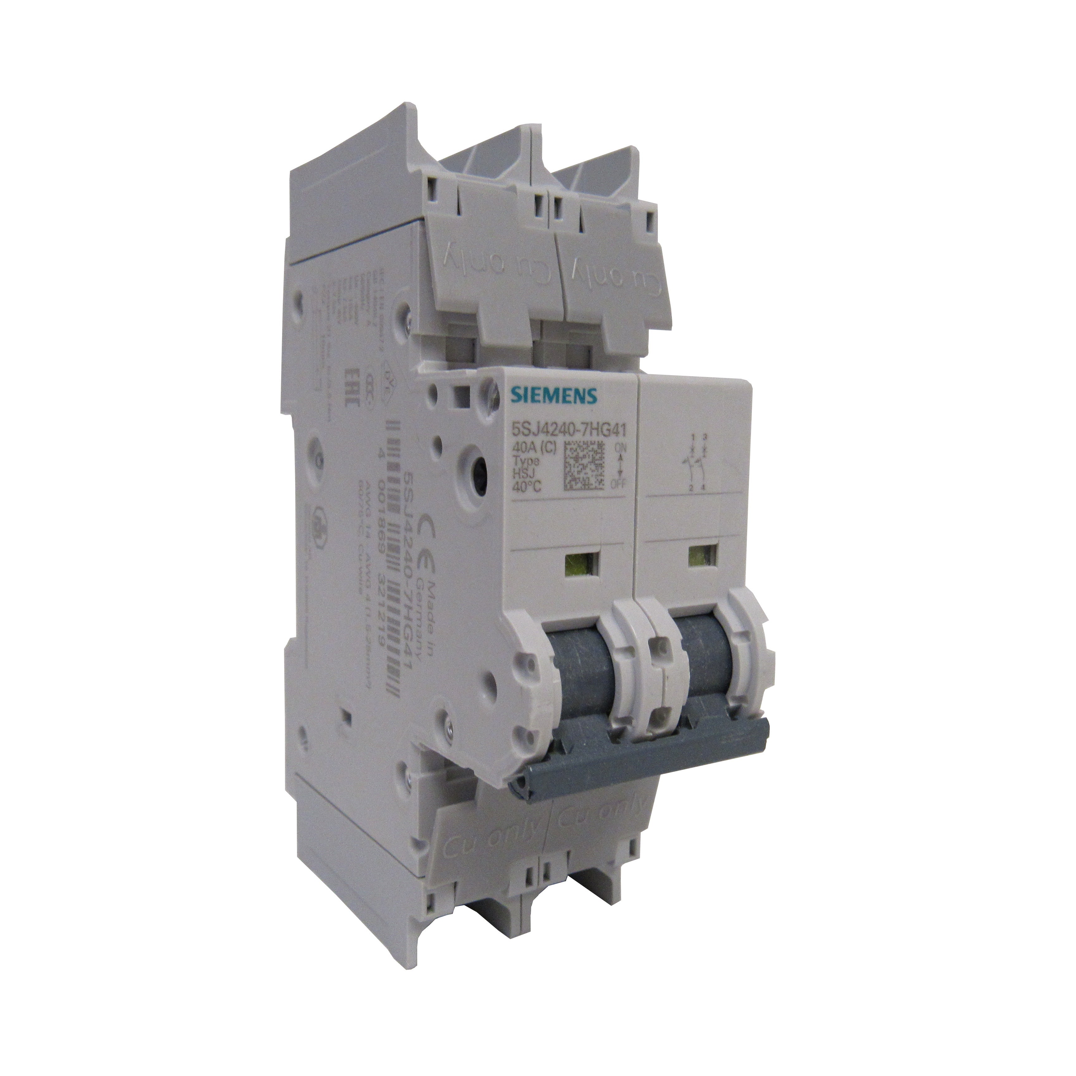 Siemens (5SJ4250-7HG41) 2 Pole-50A-240V Mini Circuit Breaker