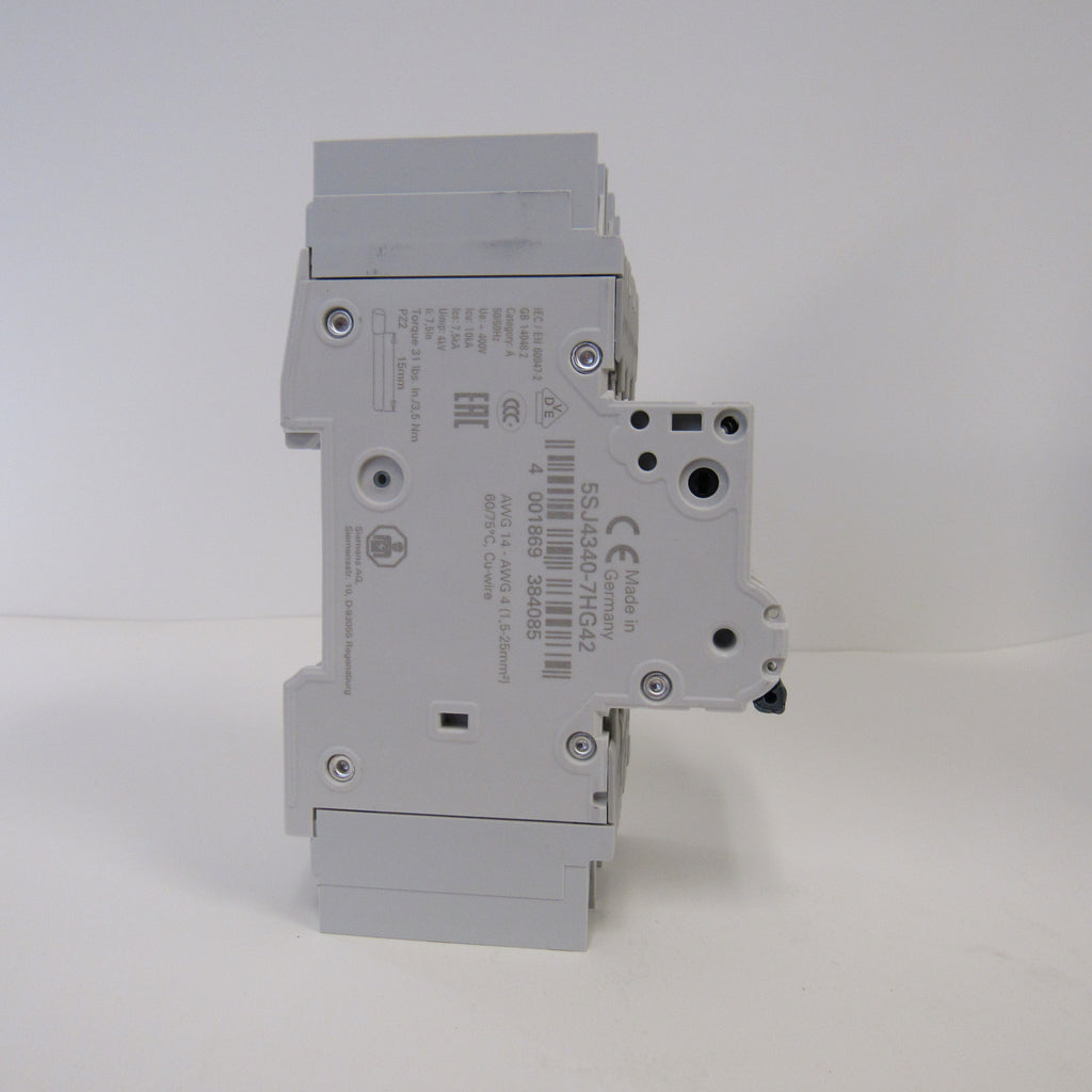Siemens 5SJ4320-7HG42 Mini Circuit Breaker - 3 Pole - 480 V - 20 Amp