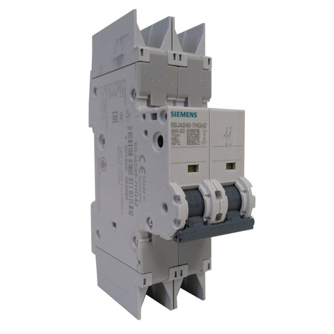 Siemens 5SJ4220-7HG42 Mini Circuit Breaker - 2 Pole - 480 V - 20 Amp