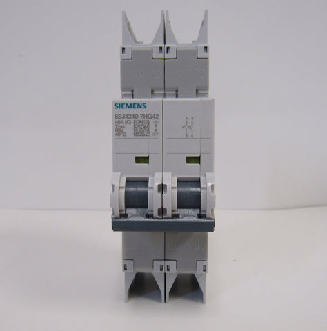 Siemens 5SJ4240-7HG42 Mini Circuit Breaker - 2 Pole - 480 V - 40 Amp