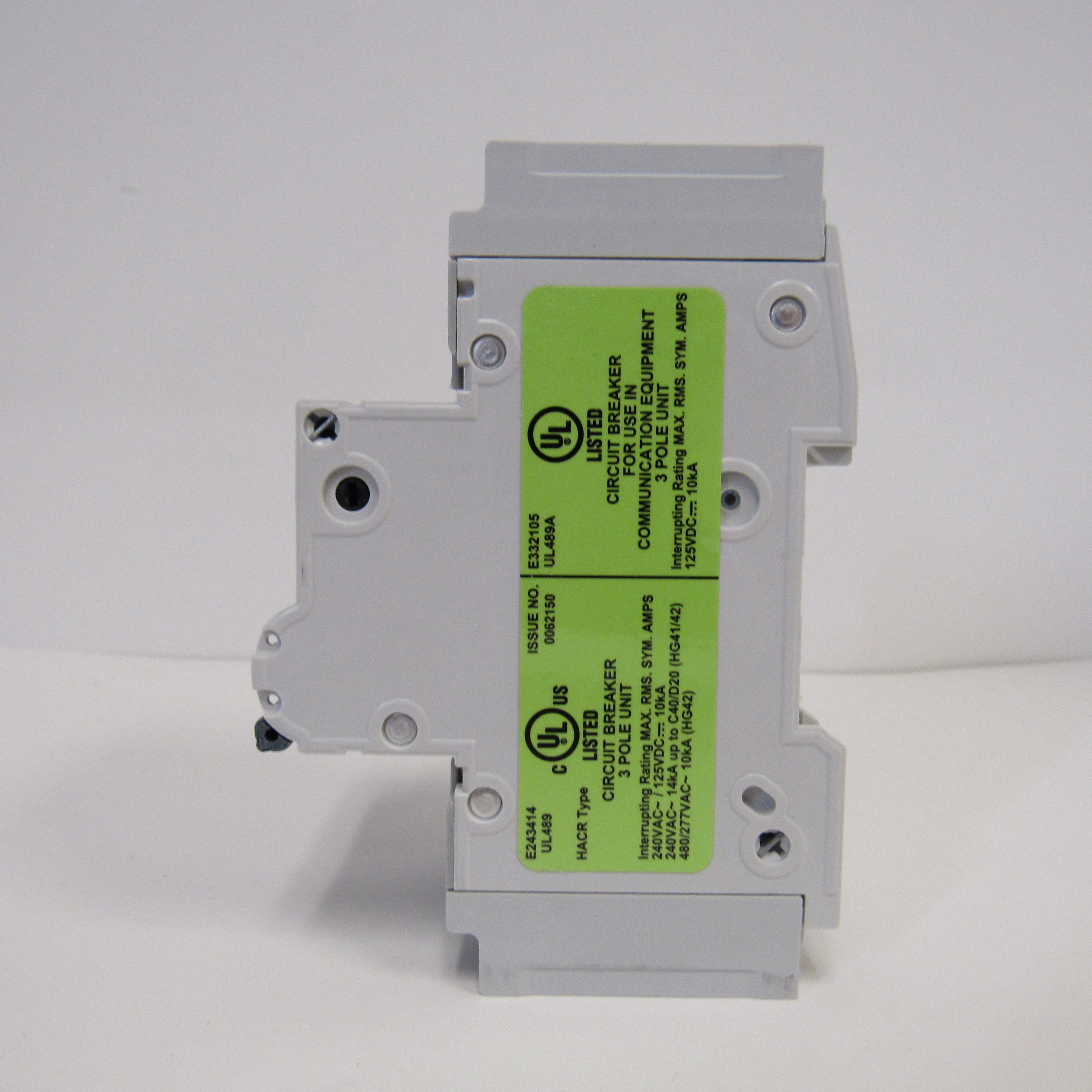 Siemens 5SJ4340-7HG41 Mini Circuit Breaker - 3 Pole - 240 V - 40 Amp