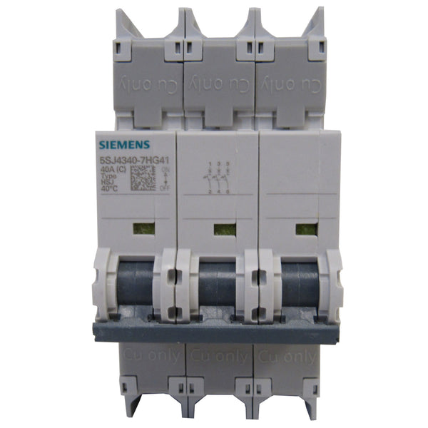 Siemens 3 Pole 240V 15A Mini Circuit Breaker (5SJ4318-7HG41)