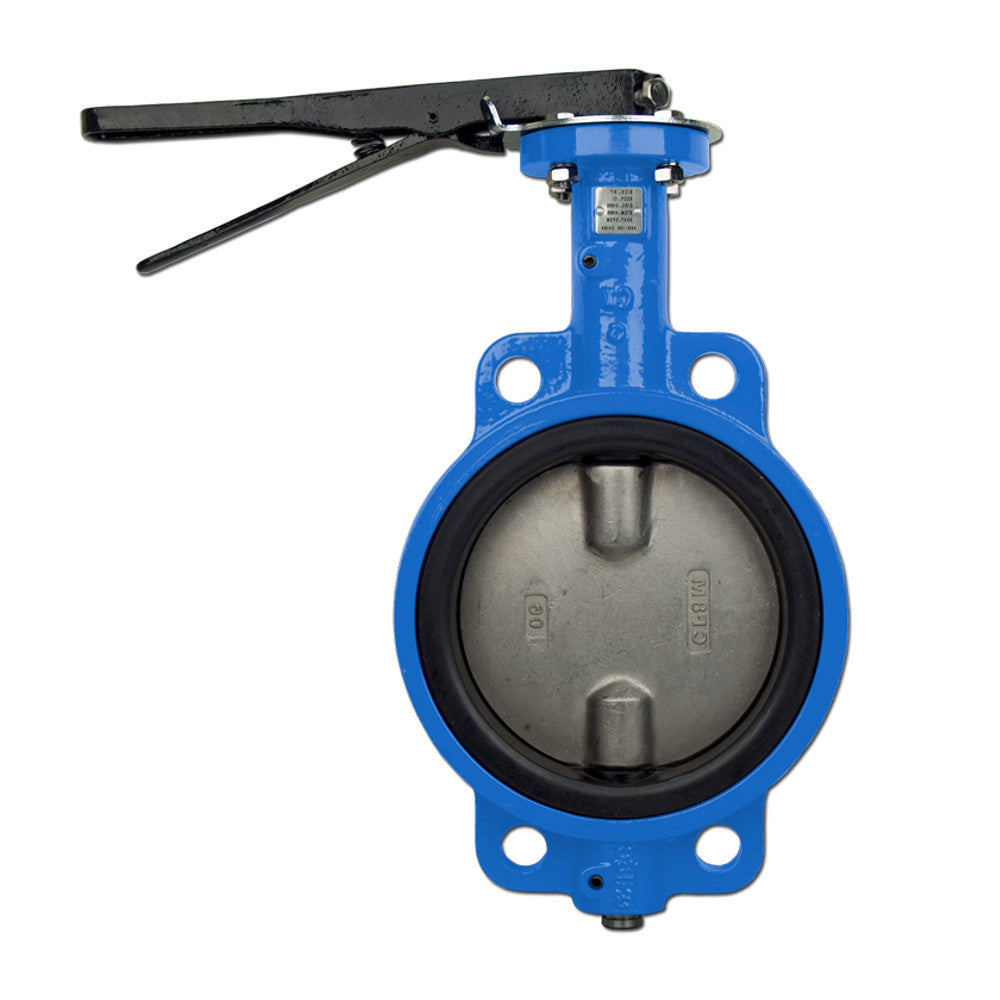 Bonomi N540S Lever Operated Butterfly Valves, Buna Seat, Wafer Body, Stainless Steel Disc 