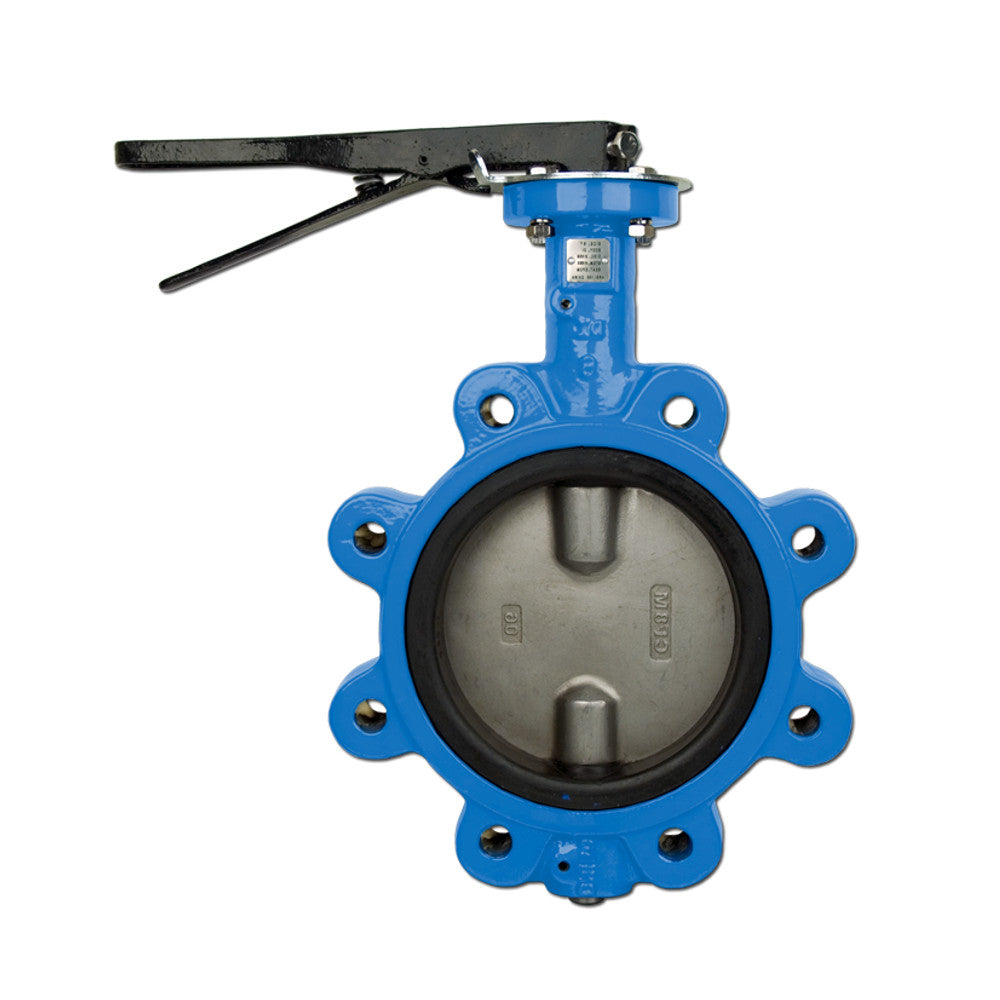 Bonomi N501S Lever Operated Butterfly Valves, EPDM Seat, Lug Body, Stainless Steel Disc 