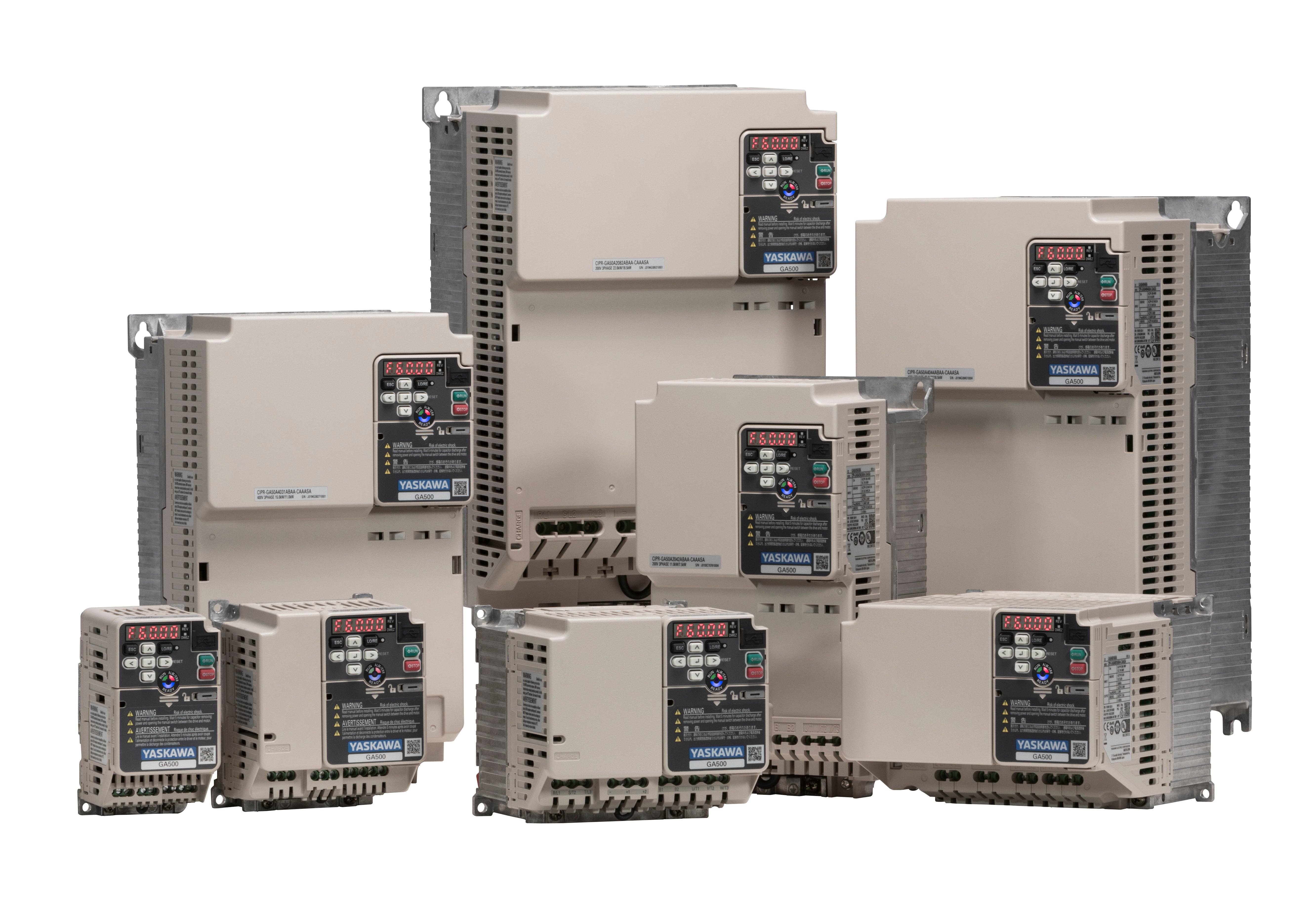 Yaskawa GA50UB002ABA 1/4 HP 230V 1 Phase Variable Frequency Drive