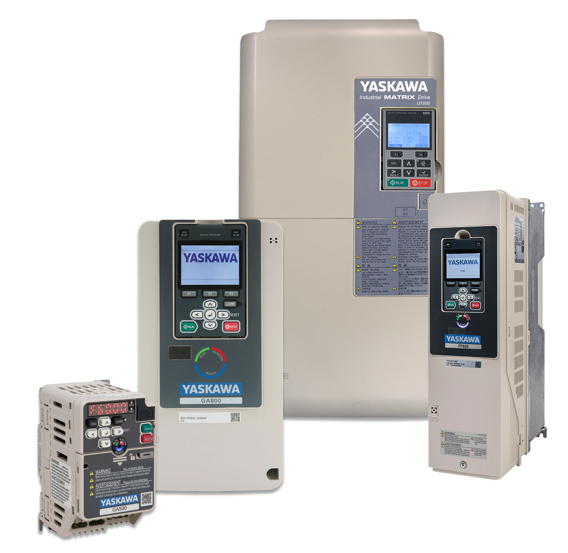 Yaskawa GA80U4075ABM 50 HP 480V 3 Phase Variable Frequency Drive