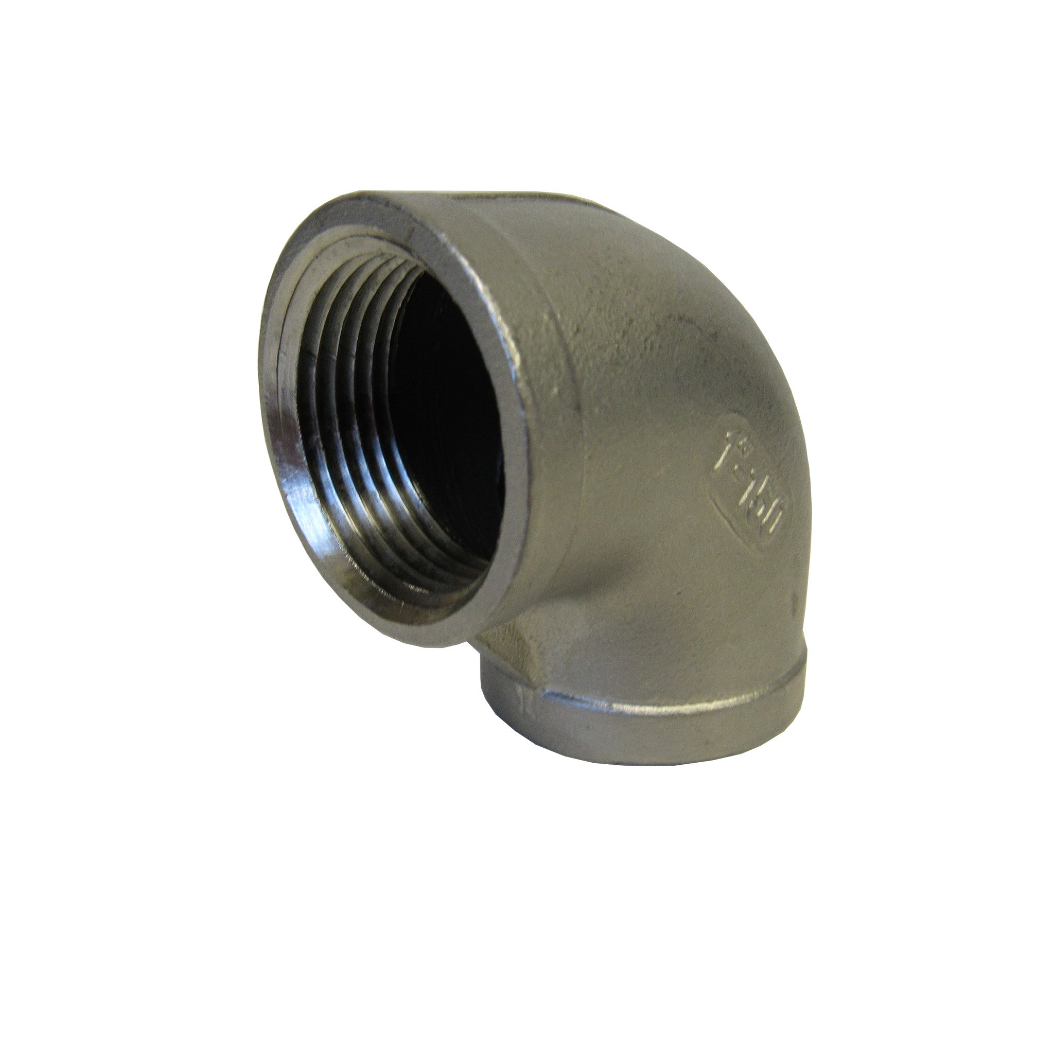 304 Stainless Steel 90 Degree Elbow, Class 150, 1-1/2 Inch NPT Thread