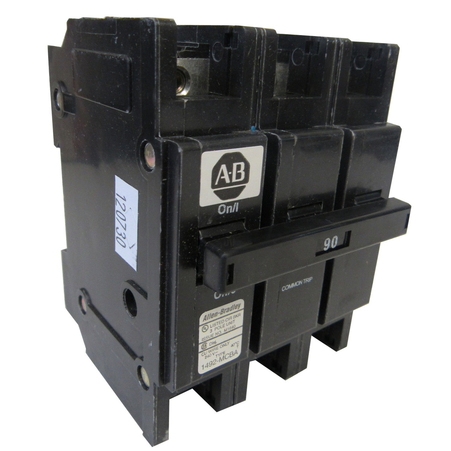 Allen Bradley 1492-MCBA350 Circuit Breaker, 3 Pole, 50 Amp