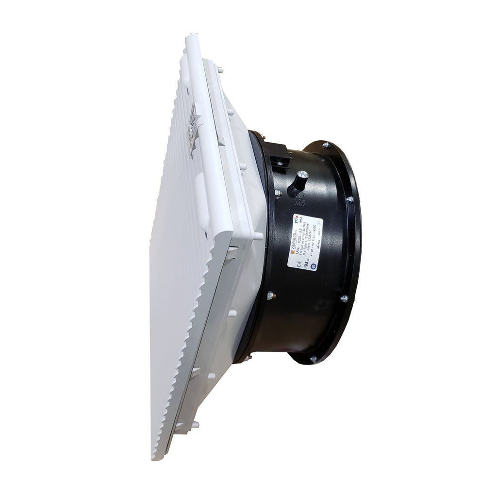 Zanardo ARIAV-250W 10 Inch Fan with Filter for Control Panel Enclosures, 115V, 1 Phase