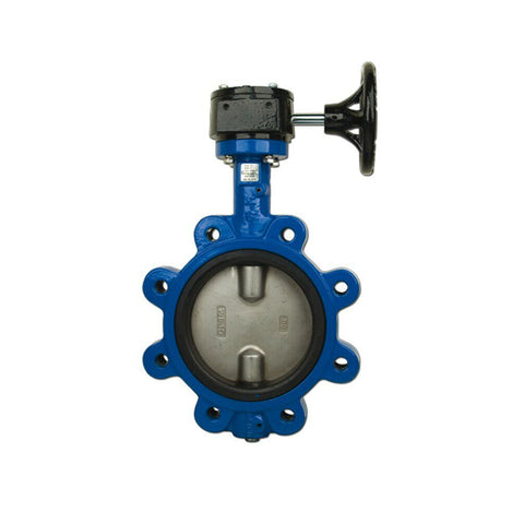 Bonomi G531S Gear Operated Butterfly Valve, Viton Seat, Lug Body, Stainless Steel Disc