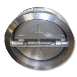 10 Inch 304 Stainless Steel Dual Plate Wafer Style Check Valve, Viton Seat