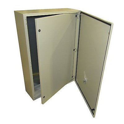 Tecnomatic Panel Enclosure, 32 X 32 X 12 with Dead Front and Back Plate, Powder Coated, 28200-PD
