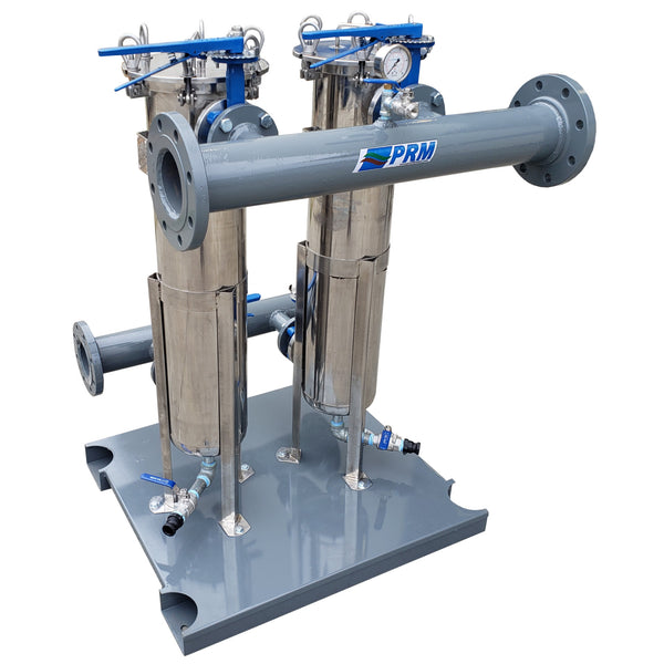 Filter Skid - Dual Bag Filter Housing (#2 Size) - 2