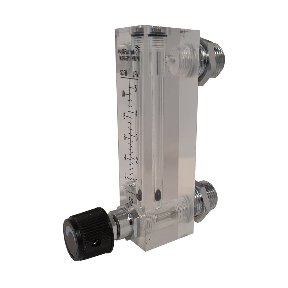 PRM FMDFG6T525FKMLPM 5-25 LPM Oxygen Rotameter Flow Meter with Integra