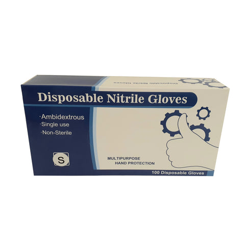 Powder-Free Nitrile Small Gloves, Box of 100