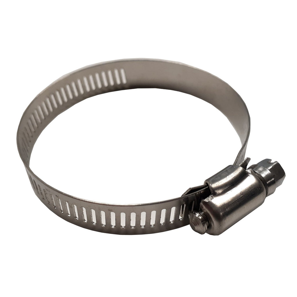 38-57 MM Worm Gear Hose Clamp, 304 Stainless Steel (1-1/2" to 2-1/4")