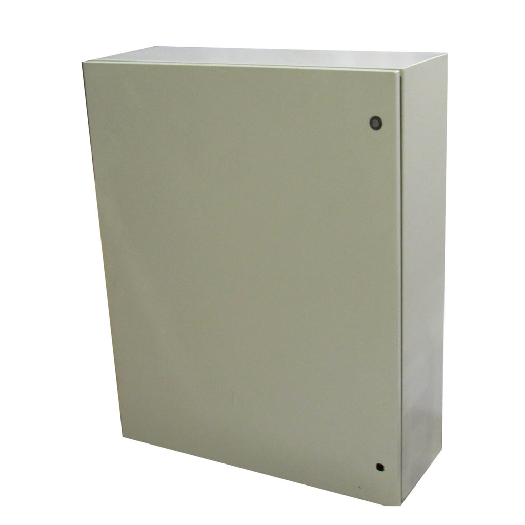 Tecnomatic Panel Enclosure, 40 X 32 X 12 with Dead Front and Back Plate, Powder Coated, 28220-PD
