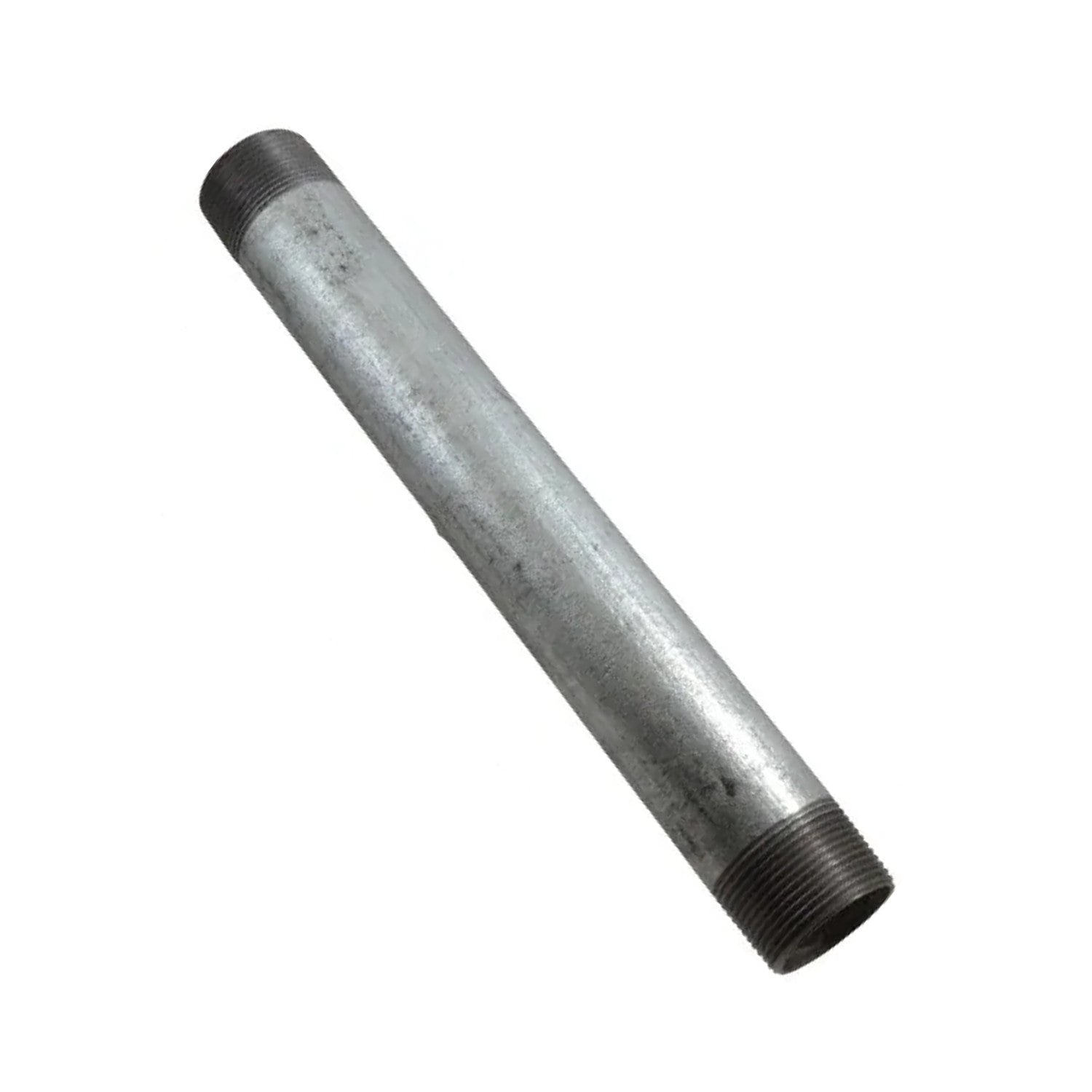 Galvanized Pipe Nipple, 1/2 Inch x 6 Inch