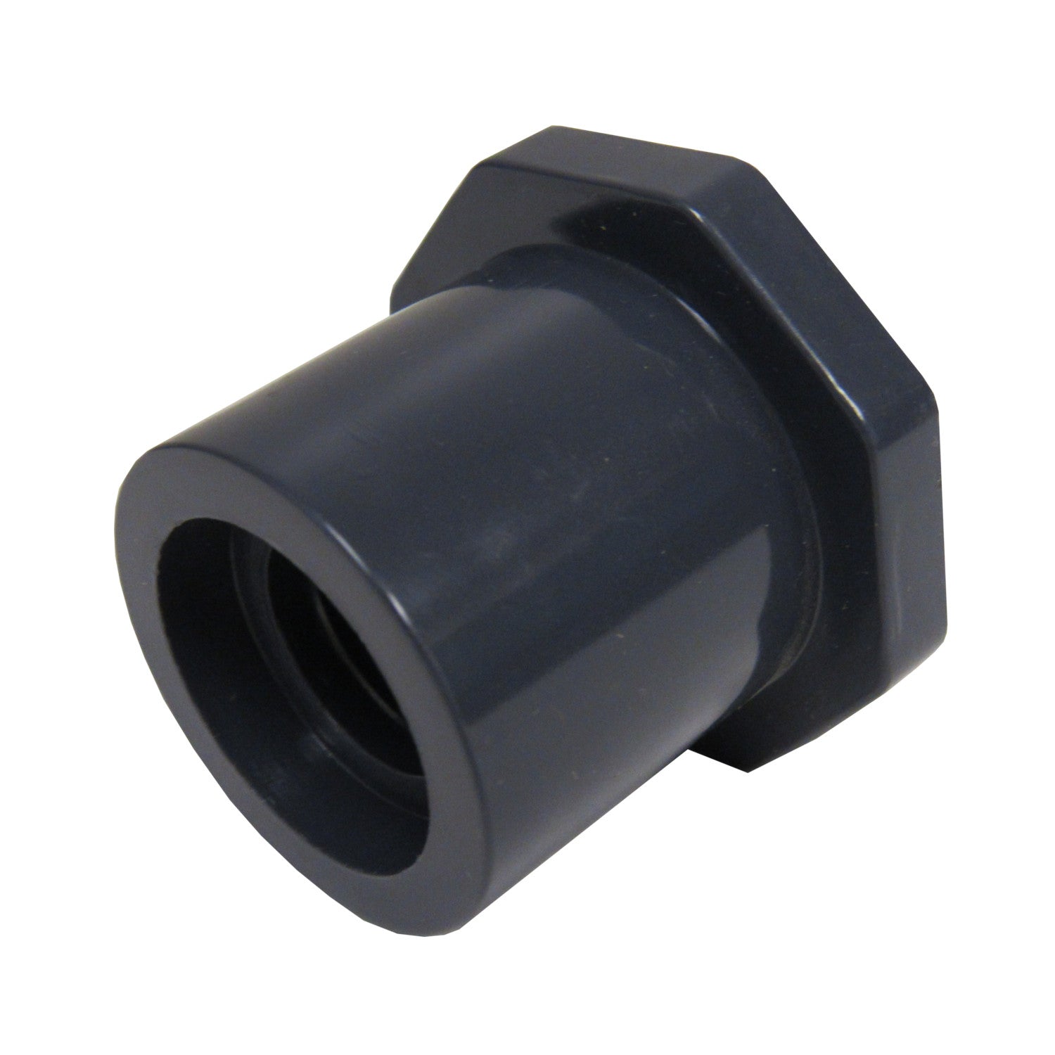 ERA Sch 80 PVC 1-1/4 Inch X 3/4 Inch Reducer Bushing, Slip X Socket, NSF Compliant