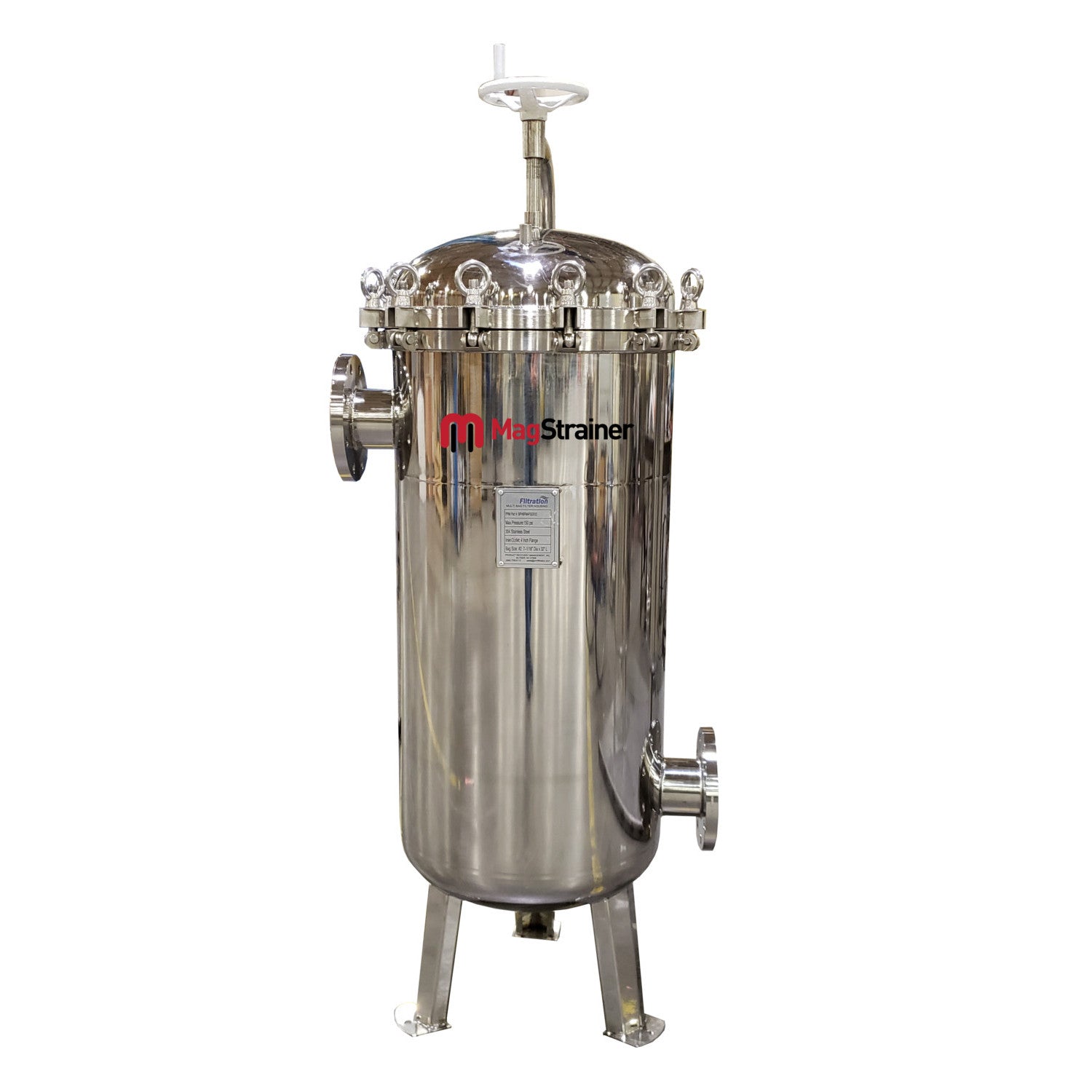 MagStrainer™ H1-BFM4 Advanced Magnetic Filtration, 4 Inch Flange, 374 GPM