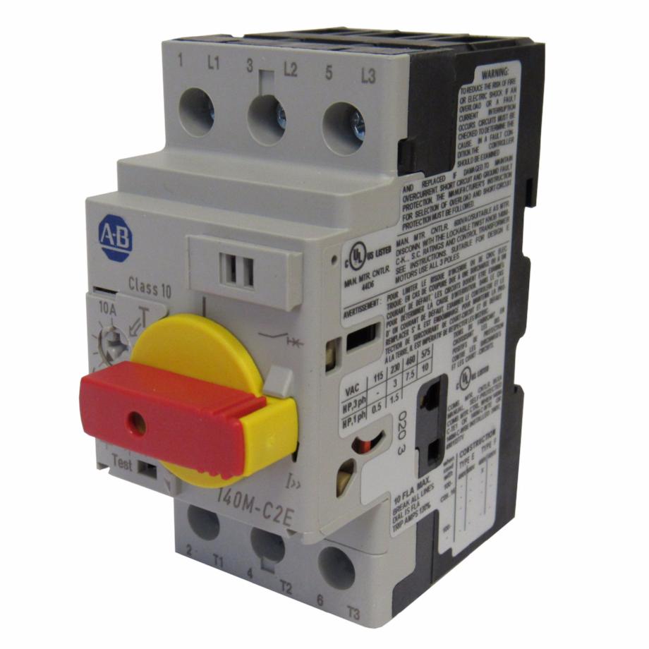 Allen Bradley 140M-C2E-B10 Motor Protector Circuit Breaker - 1.0 AMP