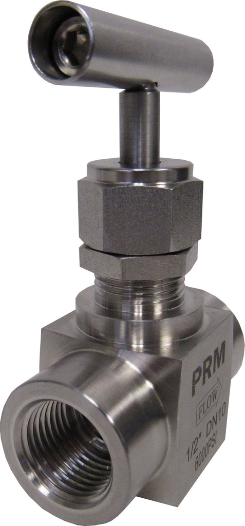 PRM 1/2 Inch Needle Valve, 304 Stainless Steel