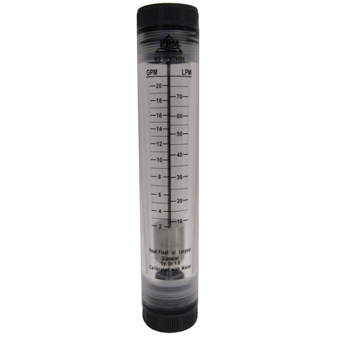 PRM FMZ4004 2-20 GPM Water Rotameter Flow Meter