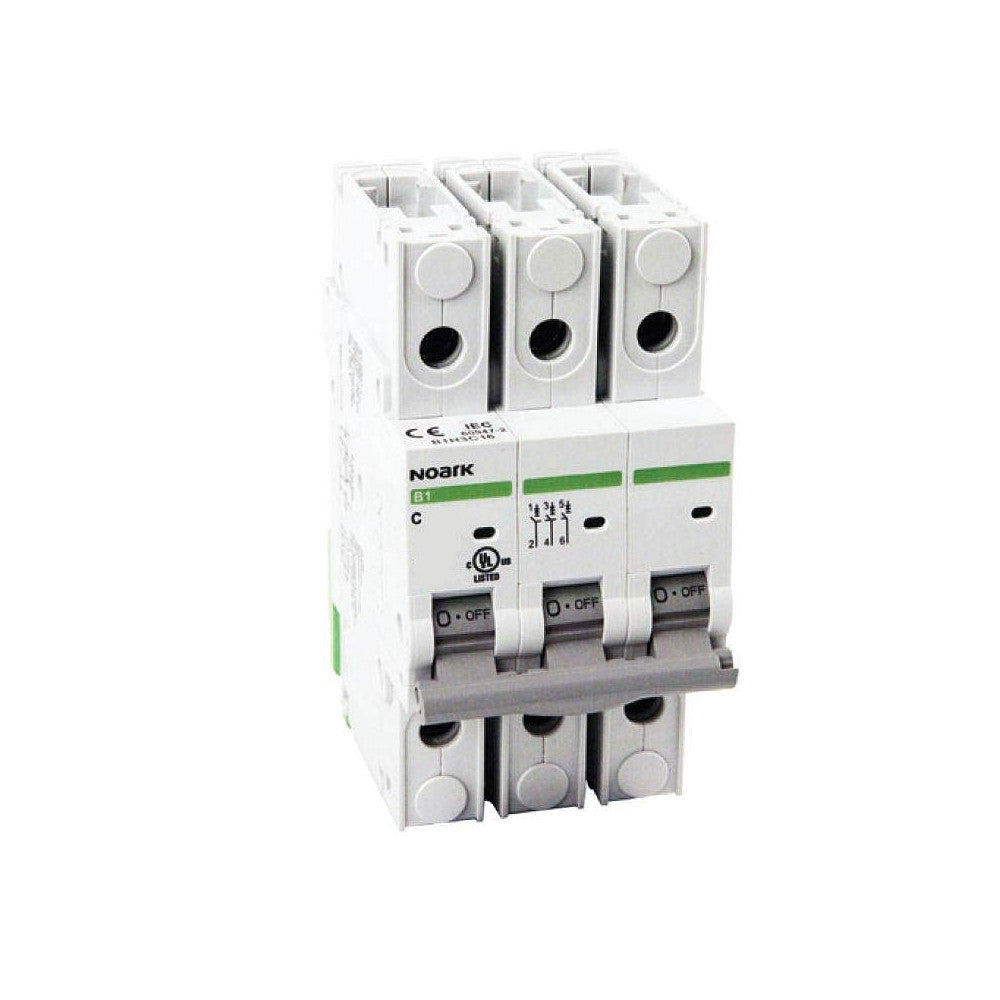 Noark B1H3D20 Miniature Circuit Breaker - 3 Pole - 480Y/277VAC - 20 Amp