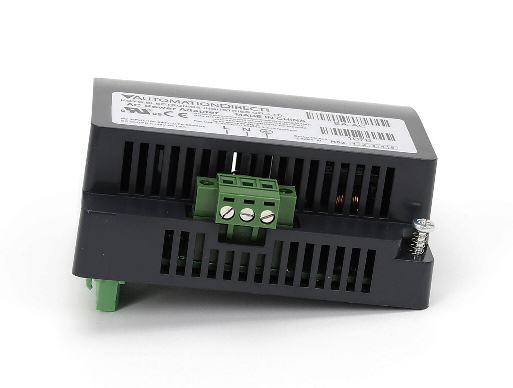Automation Direct C-more AC/DC power adapter, 24 VDC, 1.5A