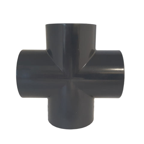 Schedule 80 PVC 2 Inch Cross, Socket, NSF Compliant