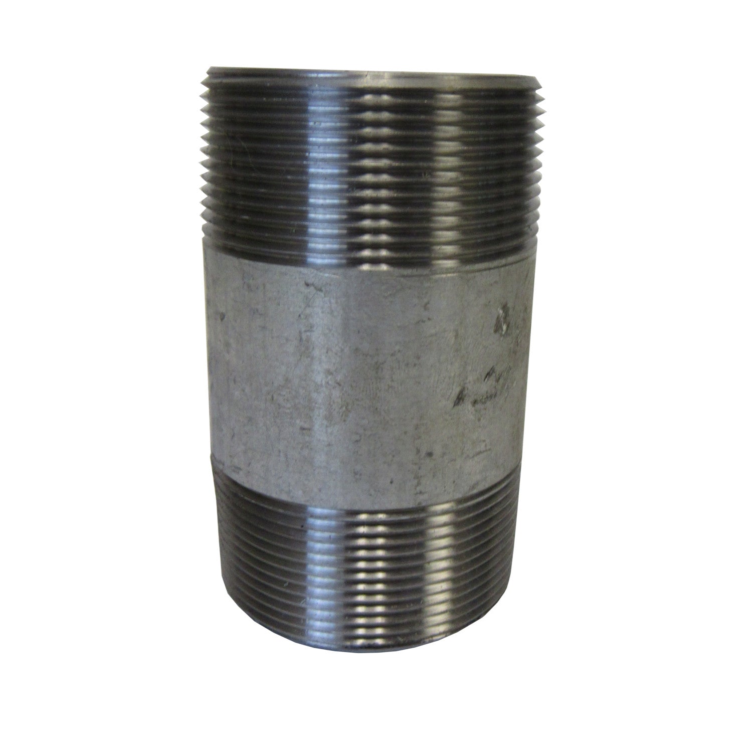 Galvanized Pipe Nipple, 2 Inch x 4 Inch