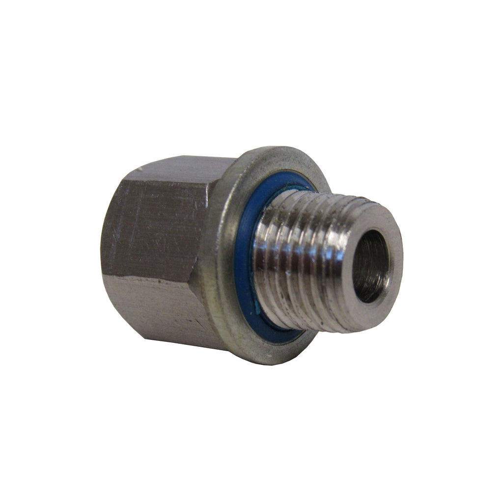 Stainless Steel Adapter, 3/4 Inch NPT Female X 3/4 Inch BSPP Male with Sealing Washer