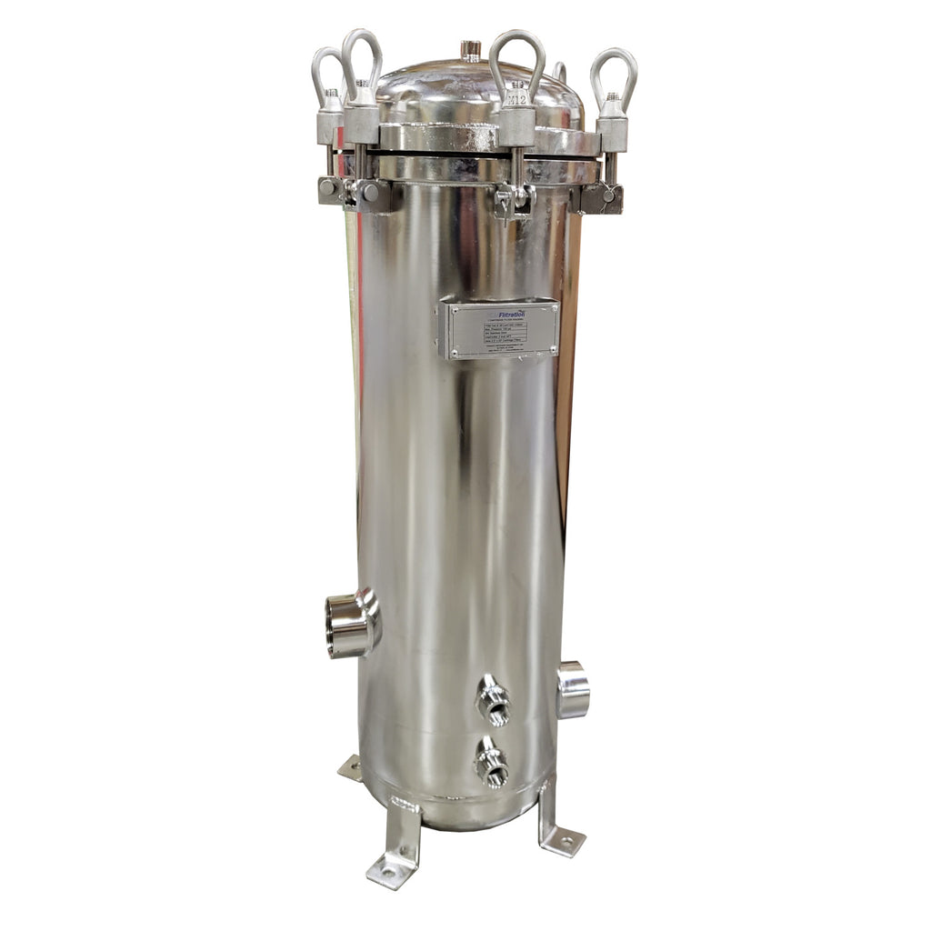 Stainless Steel 4 Cartridge Filter Housing - 20