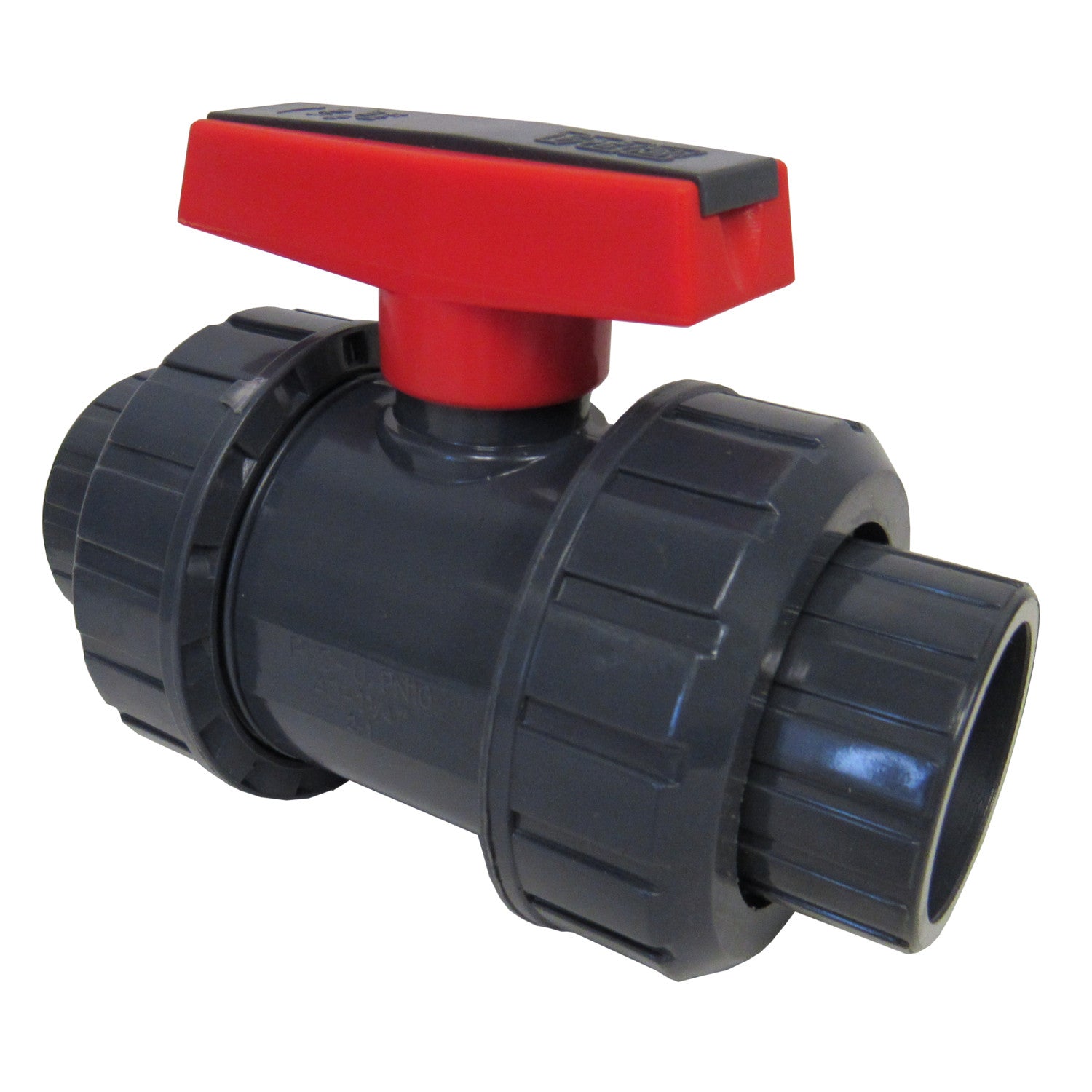 ERA Sch 80 PVC True Union Ball Valve, 1-1/2 Inch Socket Connect
