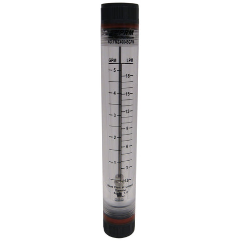 PRM FMZ40045GPM 1-5 GPM Water Rotameter Flow Meter